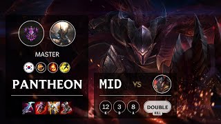Pantheon Mid vs Twisted Fate - KR Master Patch 11.22