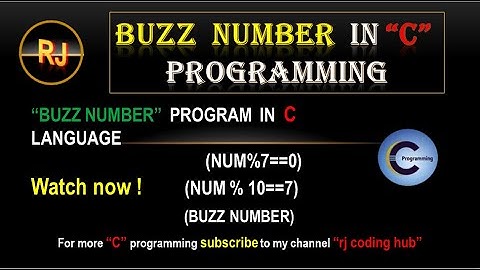 buzz number program for beginners | buzz number in c programming #coding #clanguage #programming