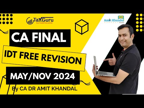 Charge of GST Revision within 30 Min l CA CS CMA 2024 Exams l CA DR Amit Khandal