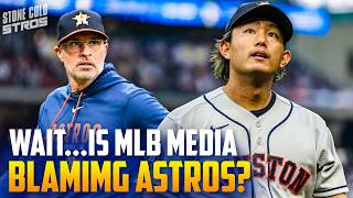 Sure sounds like MLB Media is blaming Astros for Imai's rough start
