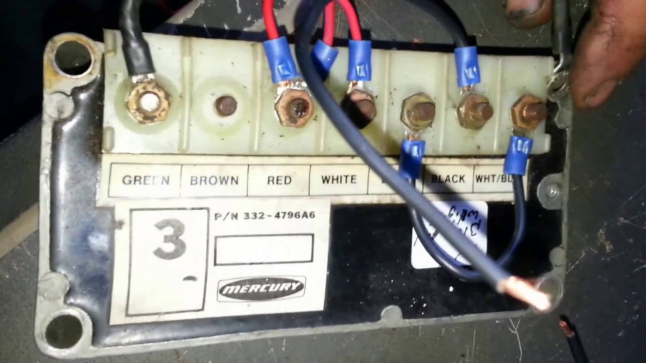 Mercury Outboard Switch Box Bench Test - YouTube
