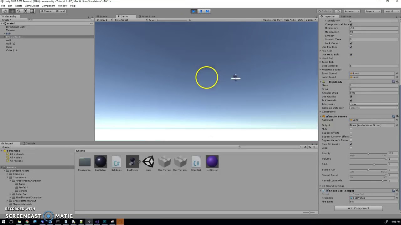Unity scripting 5 - YouTube