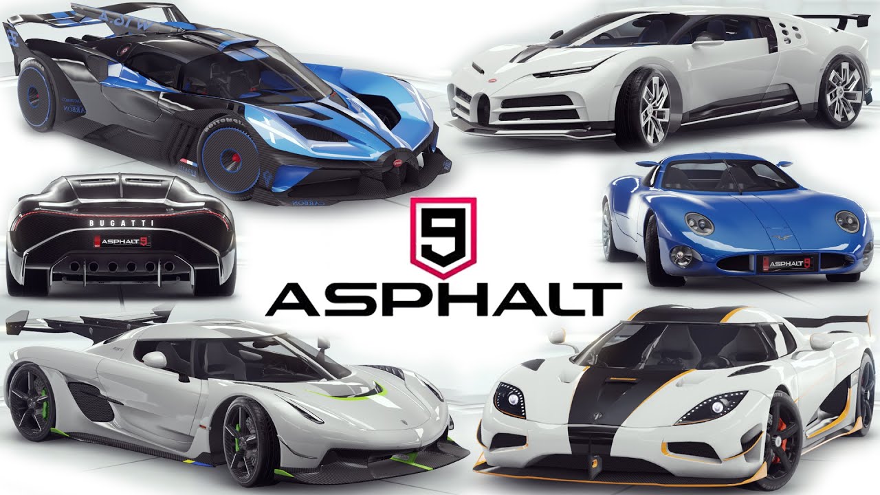 Asphalt 9 Legends, ALL CARS + DLC