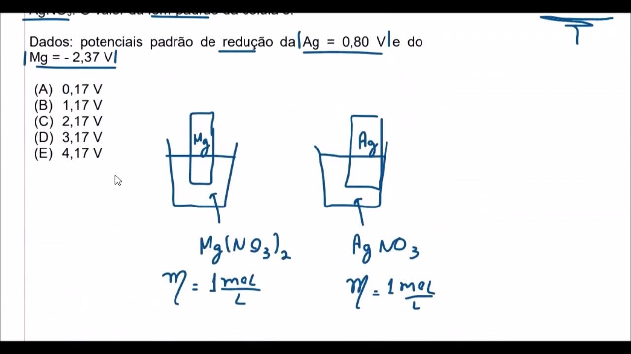 Eletroquímica Como calcular a ddp de uma pilha e a equação global YouTube Eletroquímica Como calcular a ddp de uma pilha e a equação global YouTube
