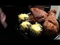 Buttermilk Southern Fried Chicken and Stuffed Mushrooms
