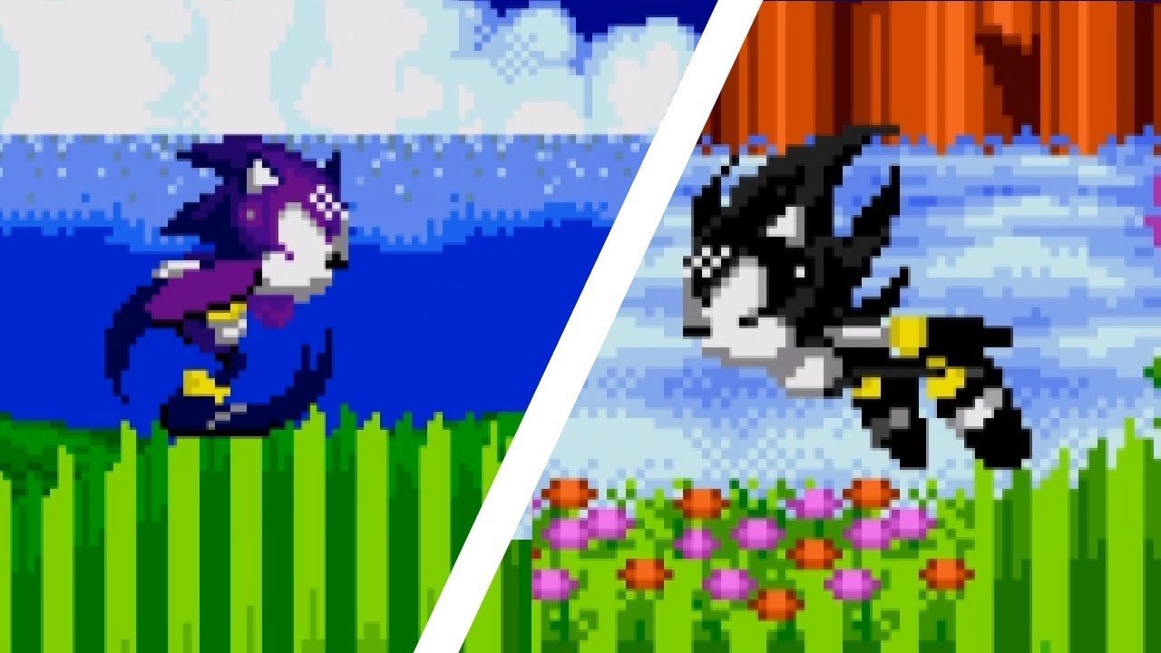 Sonic Hack - Darkspine Sonic in Sonic 2 