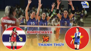 Khi Thanh Thúy 🇻🇳 đối đầu 🇹🇭 Pimpichaya: Màn rượt đuổi tỉ số khiến NHM khó quên nhất là đây