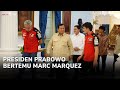 PRESIDEN PRABOWO BERTEMU MARC MARQUEZ