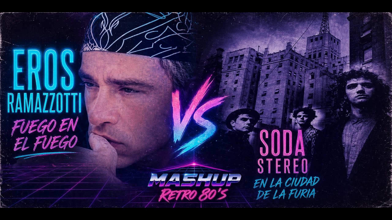 Soda Stereo vs Eros Ramazzotti | En La Ciudad De La Furia x Fuego En El Fuego | Mashup by DJ Crazy