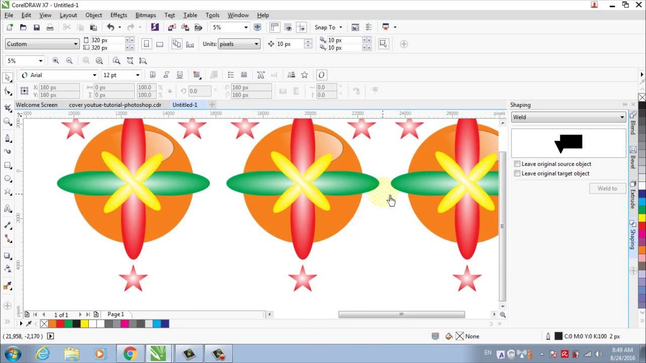 3 Tutorial Cara Membuat Desain  Logo  Efek Glossy di 