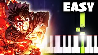 Demon Slayer: Kimetsu no Yaiba Season 4 OP - Mugen - EASY Piano Tutorial