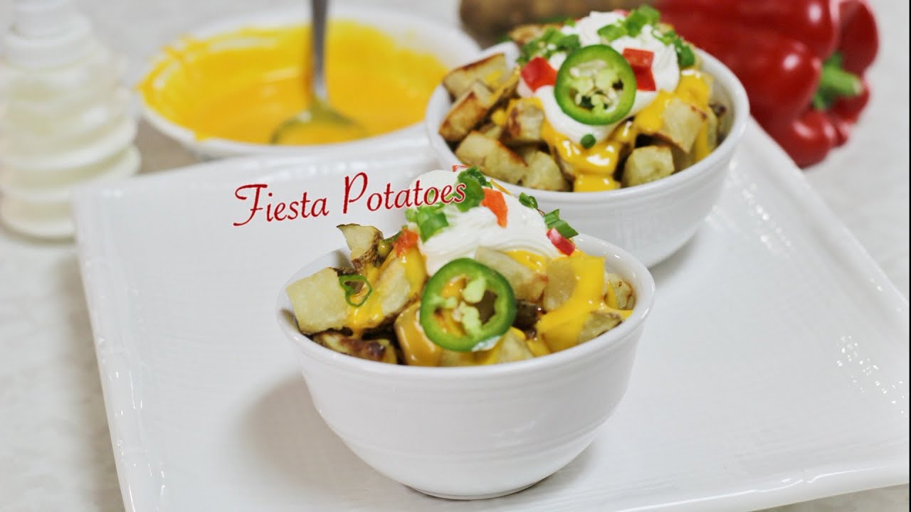 Fabulous Fiesta Potatoes Video Recipe by Bhavna Cheesy Baked Potatoes