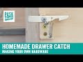 Homemade Drawer Catch - Making you own hardware