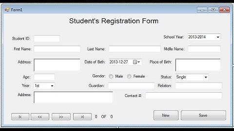 Registration form in visual Studio || Insert data in c# part (2)|| hindi/urdu