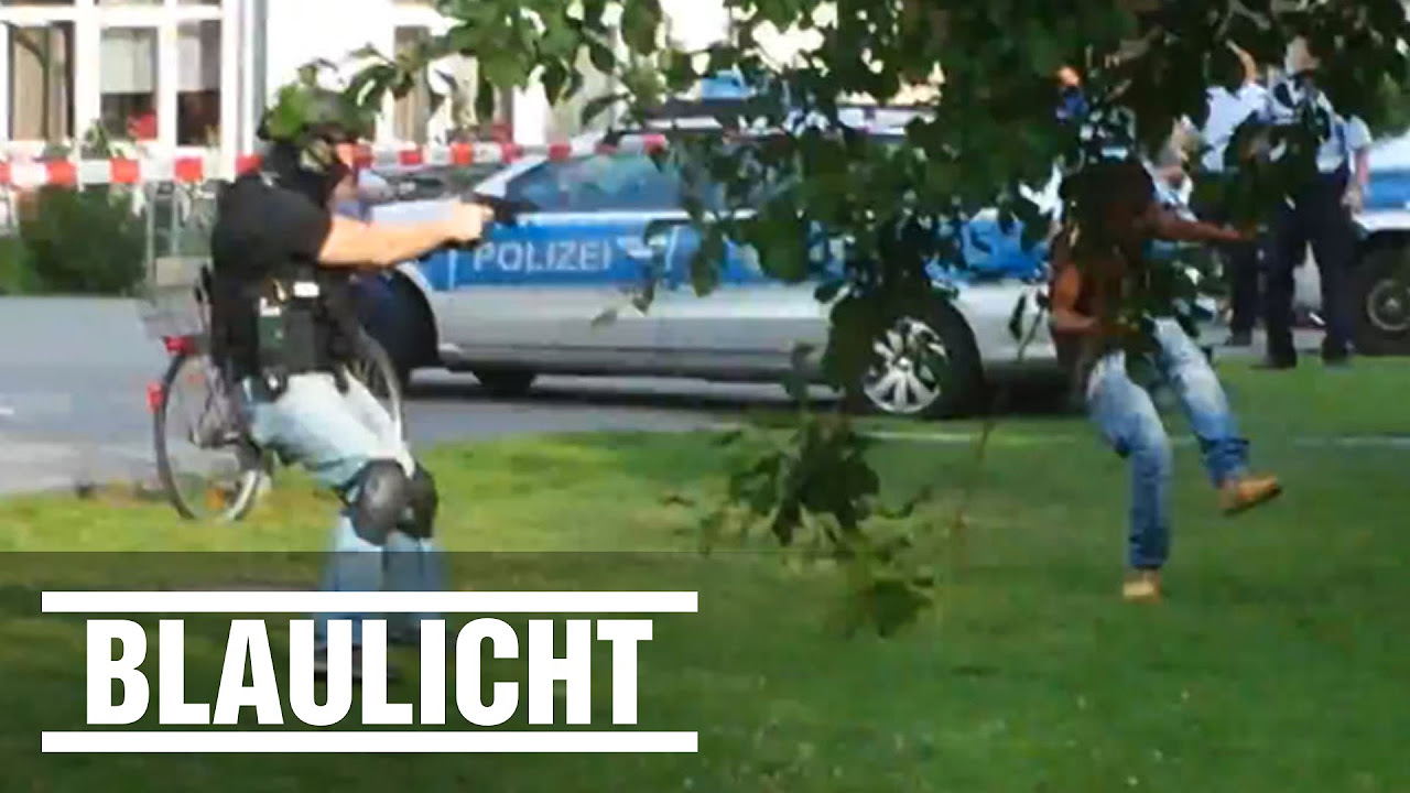 MANNHEIM: BLUTIGE MESSER-ATTACKE - Polizei schießt Angreifer nieder | EILMELDUNG