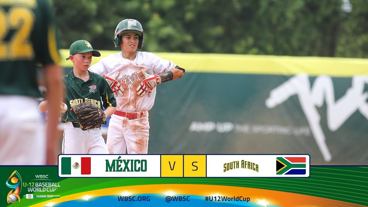Highlights: 🇿🇦 South Africa vs. Mexico 🇲🇽 - WBSC U-12 Baseball World Cup