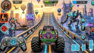 Insane Monster Truck Stunts 💥 Best Mega Ramp Car Stunt Game! screenshot 1