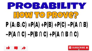 How to Prove P (A∪B∪C) = P(A) +P(B) +P(C) −P(A ∩ B) −P(A ∩ C) −P(B ∩ C) +P(A ∩ B ∩ C)? Probability