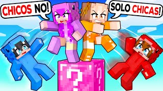 Atrapado en un Lucky Block de SOLO CHICAS en Minecraft!