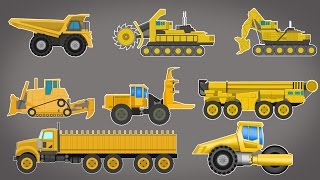 Giant vehicles | construction vehicles | cartoon video for kids