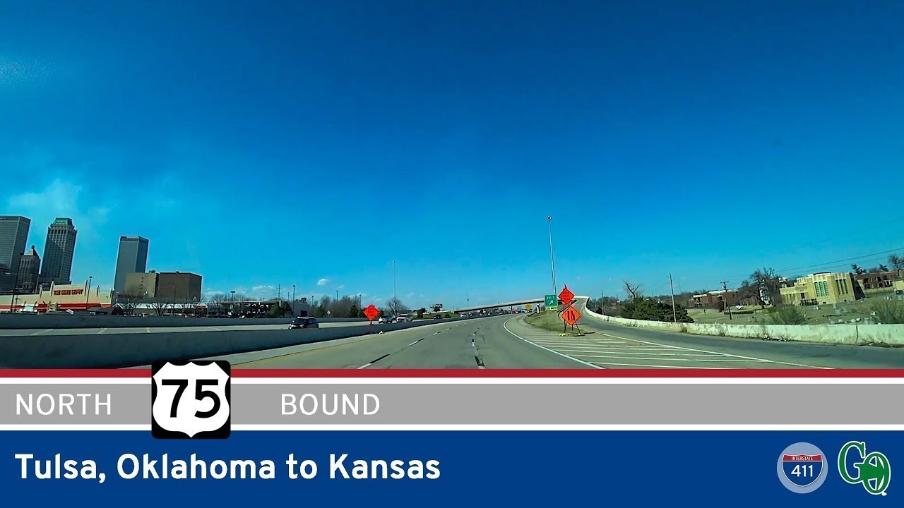 US Highway 75 Tulsa to Kansas Oklahoma Drive America's Highways 🚙
