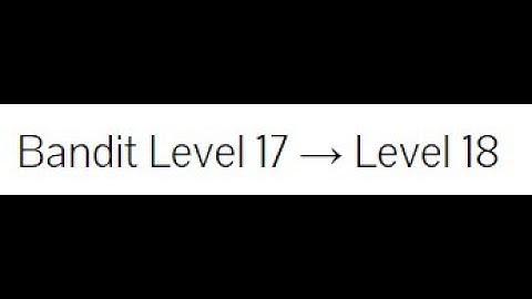 Overthewire: Bandit WalkThrough Level 17 to Level 18