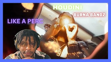 Burna Bandz x Houdini - LIKE A PERC (Official Video) Reaction