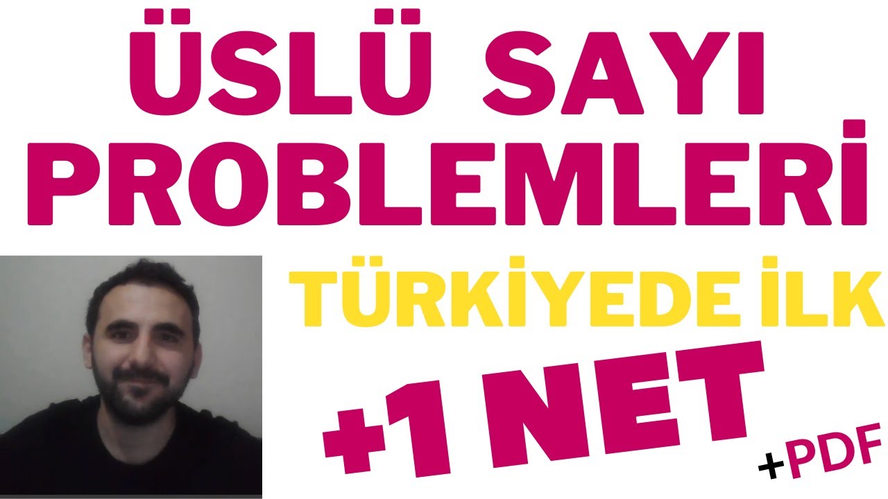 YENİ NESİL ÜSLÜ SAYI PROBLEMLERİ TÜRKİYEDE İLK KEZ 2021 ]TYT-MSÜ] DGS KPSS ALES