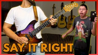 Say It Right GUITAR COVER (Nelly Furtado)