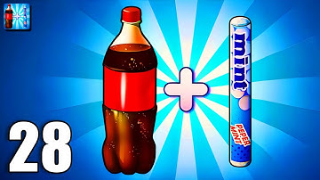 Drop And Explode: Soda Geyser - Coca cola and Mint Experiment: Walkthrough Part 28 Gameplay Video