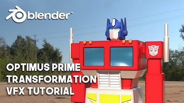 Optimus Prime Transformers VFX in 20 minutes - Blender Tutorial (3.0)