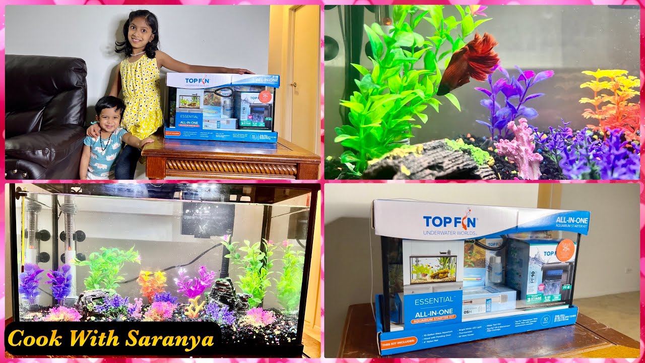 Fish Tank setup in Tamil | Aquarium Setup for beginners | Unboxing fish tank & accessories
