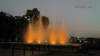 Colourful Evening, Amazing fountain show at Brindavan gardens, Mysore