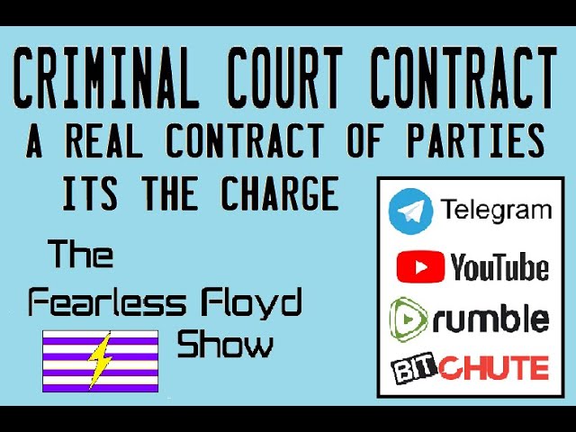 CRIMINAL CHARGE CONTRACT