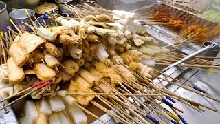 Scene of life! Check out the top 10 street foods in Korea \/ Tteokbokki, fish cake, whole chicken,etc