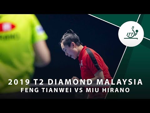 Feng Tianwei vs Miu Hirano | 2019 T2 Diamond Malaysia (R16)