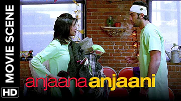 A suicidal attempt | Anjaana Anjaani | Movie Scenes