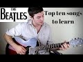 Top 10 Beatles Songs for Acoustic Guitar