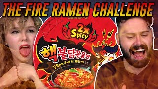 Irish People Try The Fire Ramen Challenge