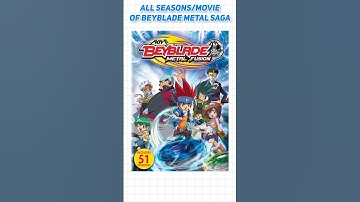 🤯All SEASONS/MOVIES Of Beyblade Metal Saga!🤩 #shorts