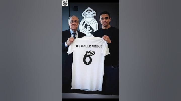 Trent Alexander is now a Real Madrid player 😲