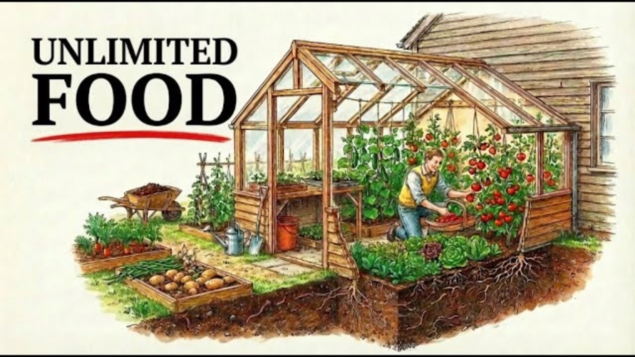 How to Build a Backyard Greenhouse for $200: The Self-Sufficient System