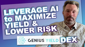 GENIUS YIELD DEX Leverage the POWER of ARTIFICIAL INTELLIGENCE (AI) to Maximize Yield and LOWER RISK