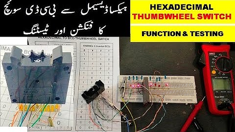 {307} Hexadecimal to BCD Thumbwheel Switch Function & Testing