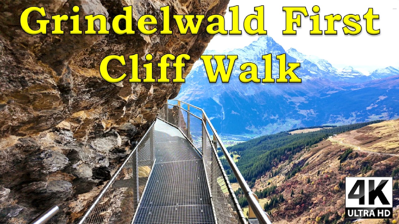 Thrilling Cliff Walk | Grindelwald First, Switzerland 🇨🇭