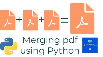 How to merge pdf