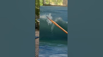 How to Paint: 🌊WAVES🌊 (beginner-friendly) #paintingtutorial