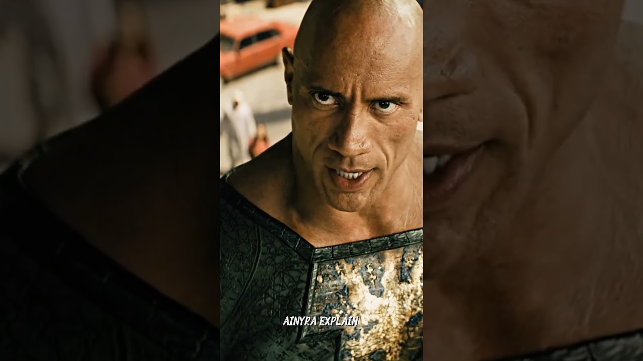 why black adam never knells 😯