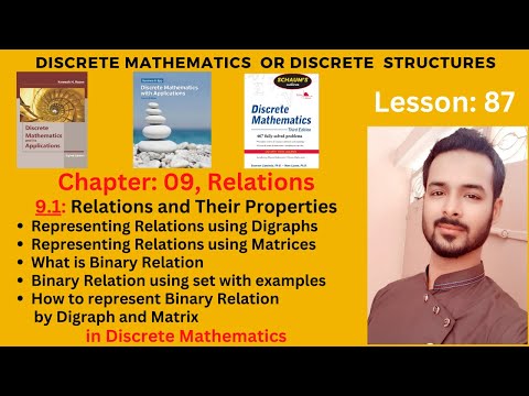 Lesson 87: Representing Relations using Digraphs and Matrices with Examples
