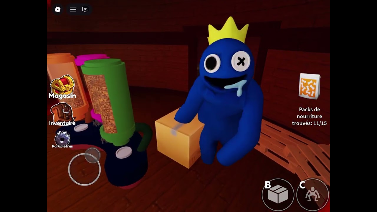 Je joue à rainbow friend 